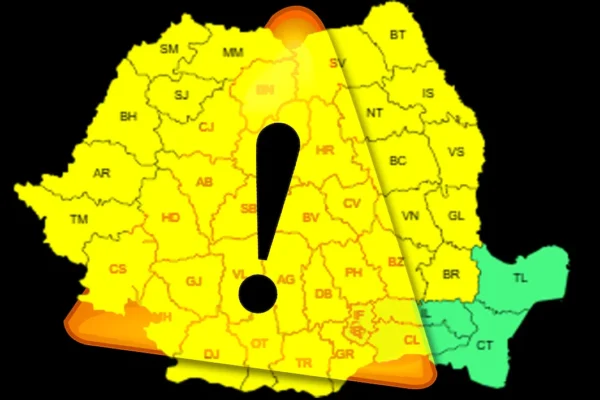 ANM. Prognoza meteo, 6 aprilie. Alertă de vreme severă. Recomandări pentru populație