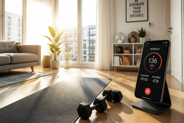 Fitness inteligent acasă: Cum te ajută aplicațiile mobile să-ți atingi obiectivele sportive