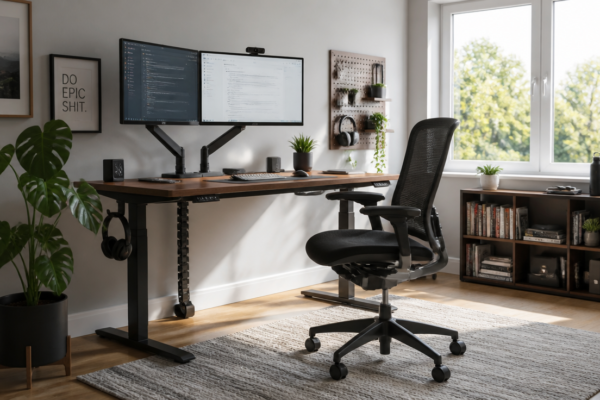 Ergonomia spațiului de lucru de acasă: Cum îți optimizezi biroul pentru productivitate și avansare în carieră