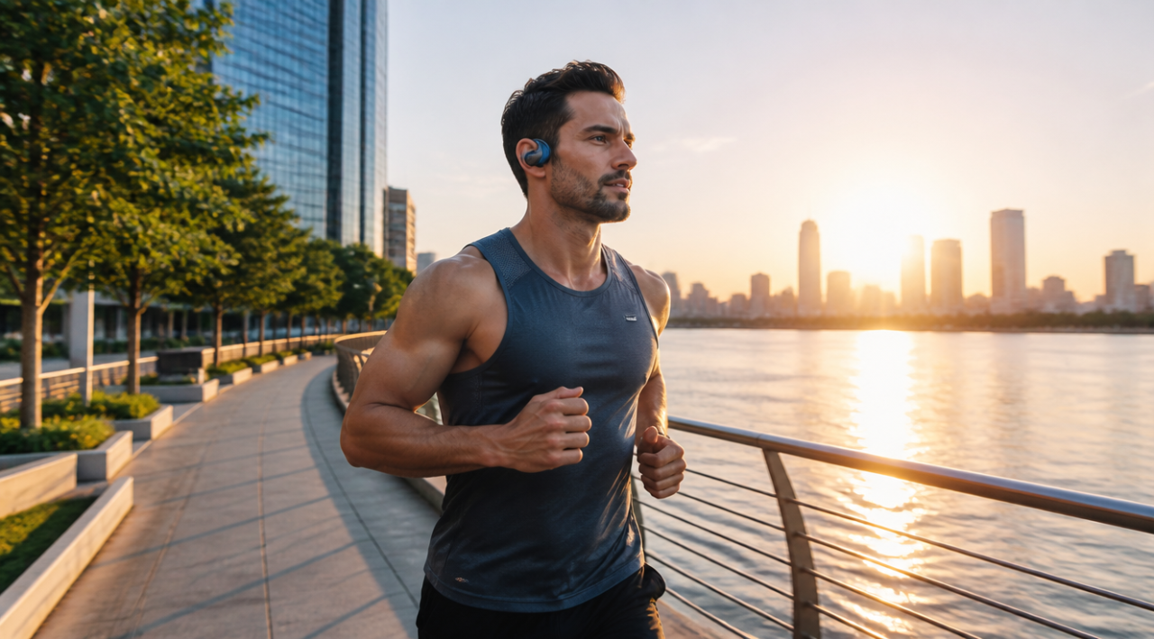 Alergarea în mediul urban: Cum îmbunătățesc căștile open-ear siguranța și performanța sportivă