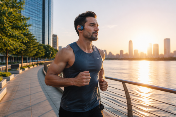 Alergarea în mediul urban: Cum îmbunătățesc căștile open-ear siguranța și performanța sportivă